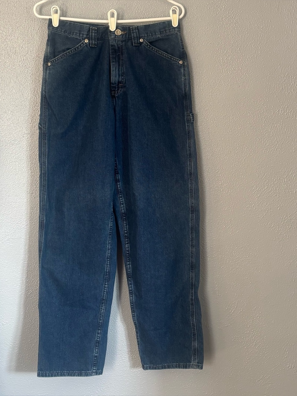 Riveted by Lee Blue Denim Carpenter Jeans Womens Size 30x31